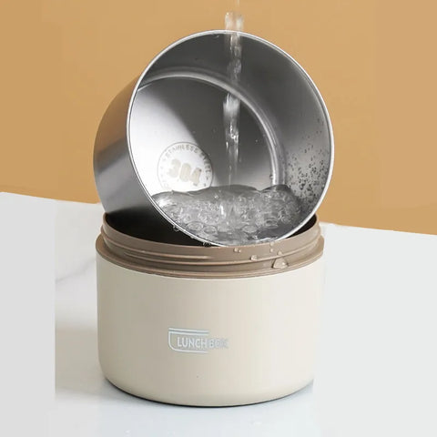 Stainless Steel Thermal Lunch Box Set with Soup Cup & Bag