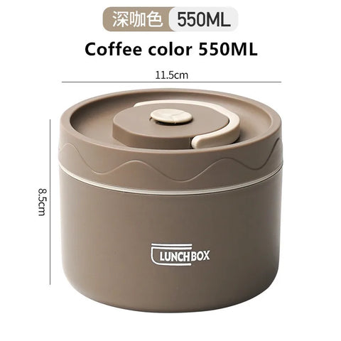 Stainless Steel Thermal Lunch Box Set with Soup Cup & Bag